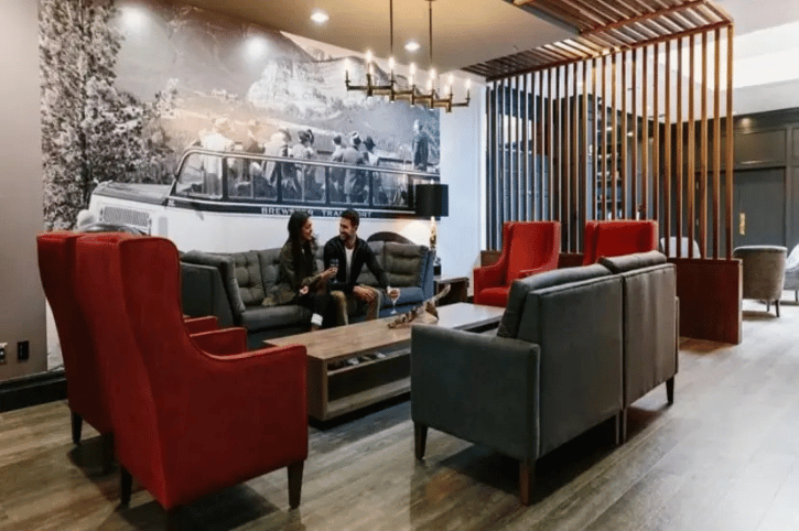 Lounge, Elk + Avenue Hotel, Banff, Canada