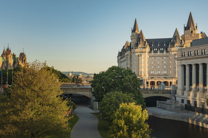 Exterior, Fairmont Chateau Laurier, Ottawa, Canada