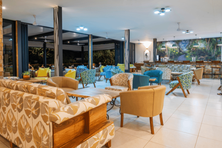 Waterfalls Lodge, restaurant, Zimbabwe, Africa