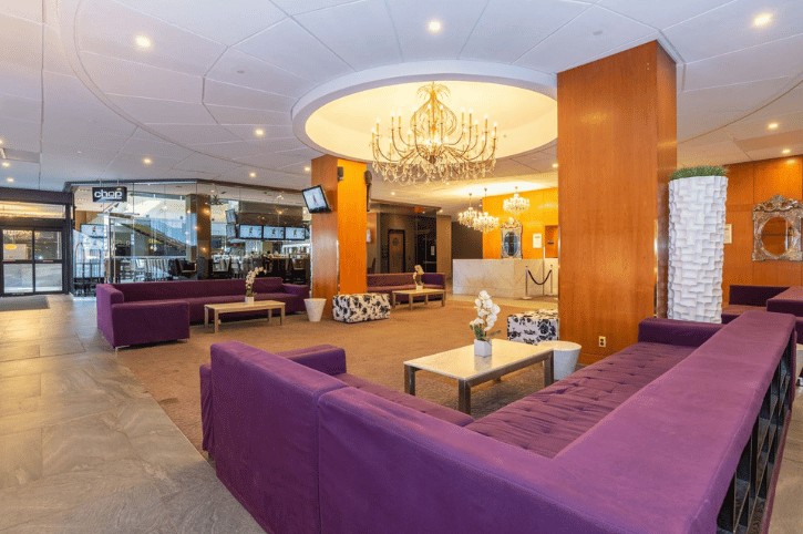 Sandman Signature Edmonton Downtown Hotel Lobby
