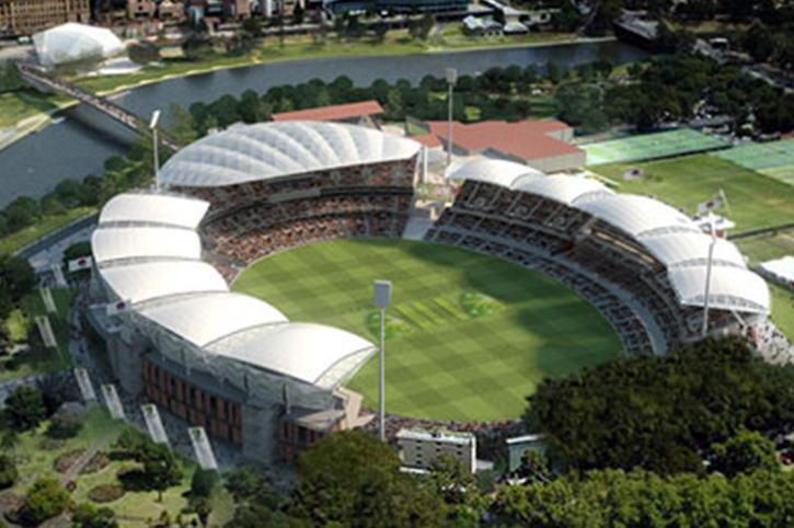 Aerial View, Adelaide Oval, Ashes Cricket, Australia