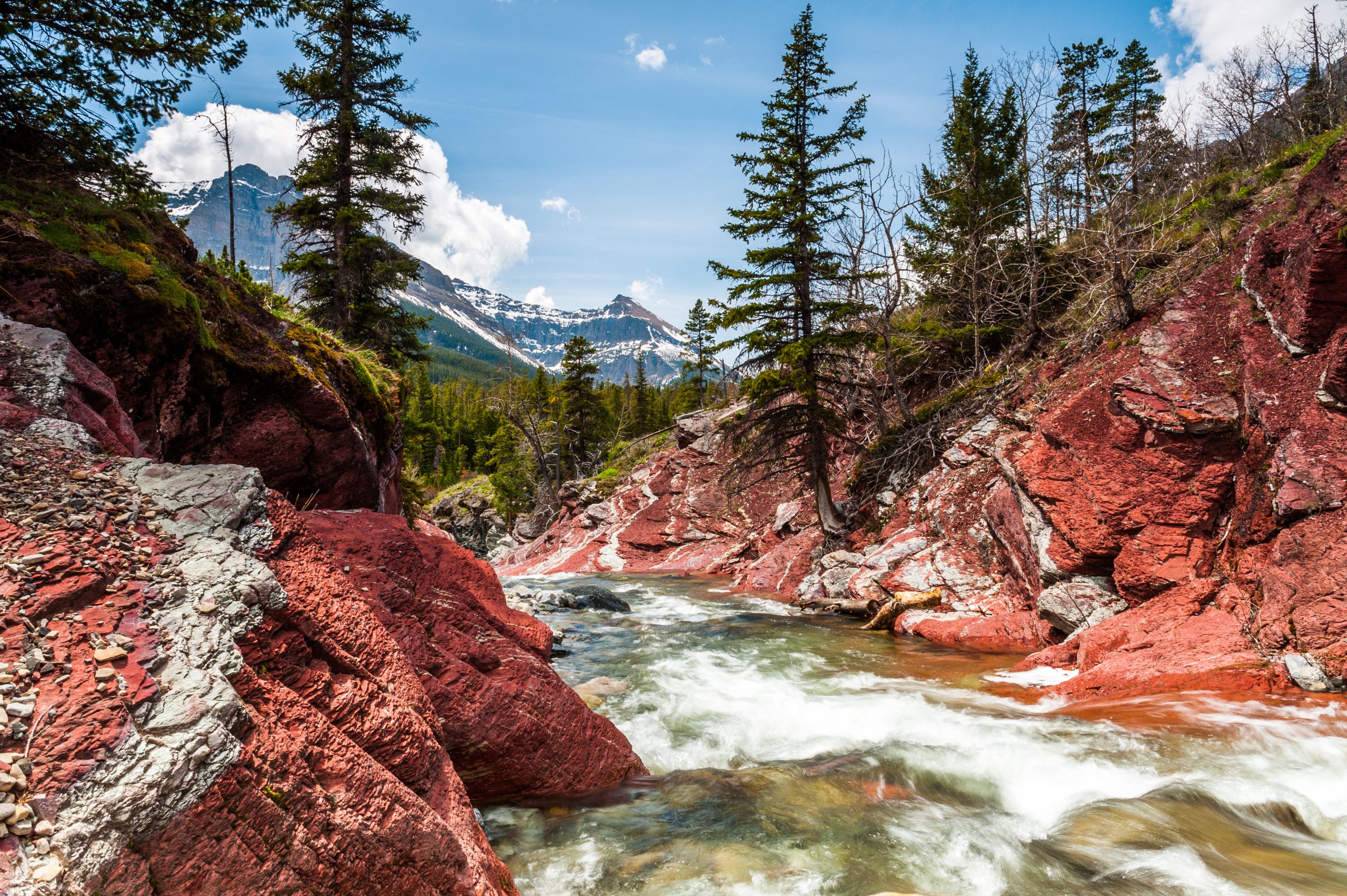 Red Rock Canyon, Waterton Lakes National Park, Alberta, Canada