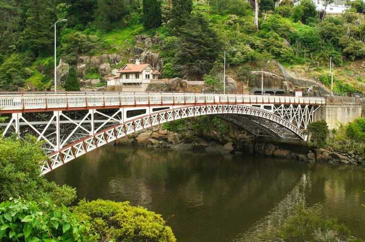 Cataract Gorge bridge, Launceston, Tasmania