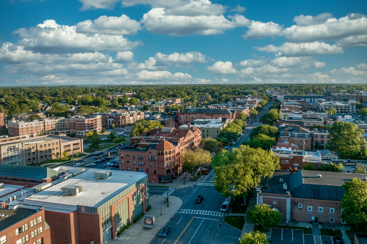 Broadway in Saratoga Springs New York