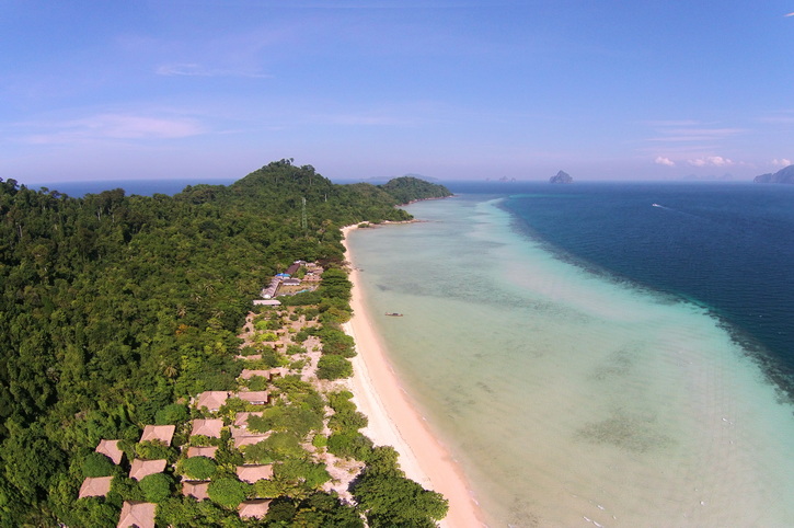 Aerial, Seven Sea, Koh Kraden, Thailand