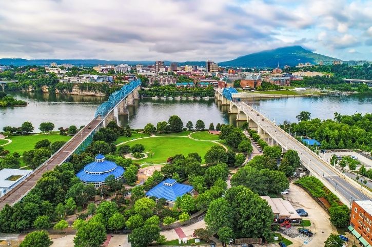 Aerial, Chattanooga, Tennessee