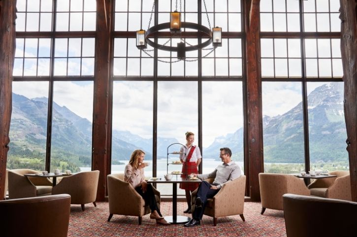 Afternoon Tea, Prince of Wales Hotel, Waterton Park