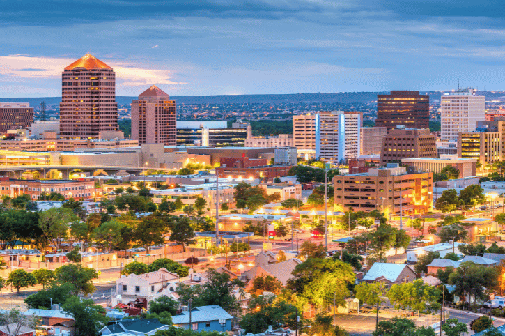 Albuquerque, New Mexico Skyline
