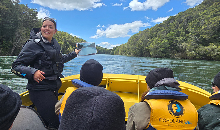 Fiordland Jet Boat Experience, Photo by Gary Skilling, AAT Kings, Southern Spectacular