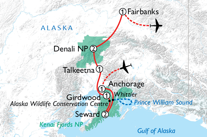 Anchorage to Fairbanks Adventure