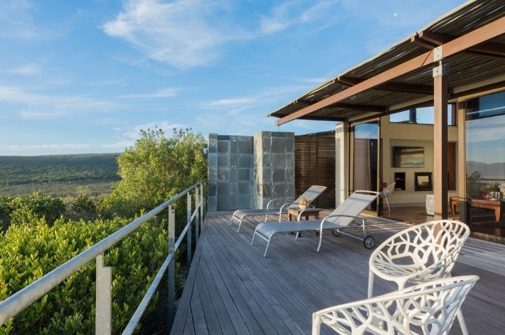 Balcony, Forest Lodge, Grootbos Private Nature Reserve, Western Cape, South Africa
