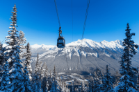 Banff Gondola during winter