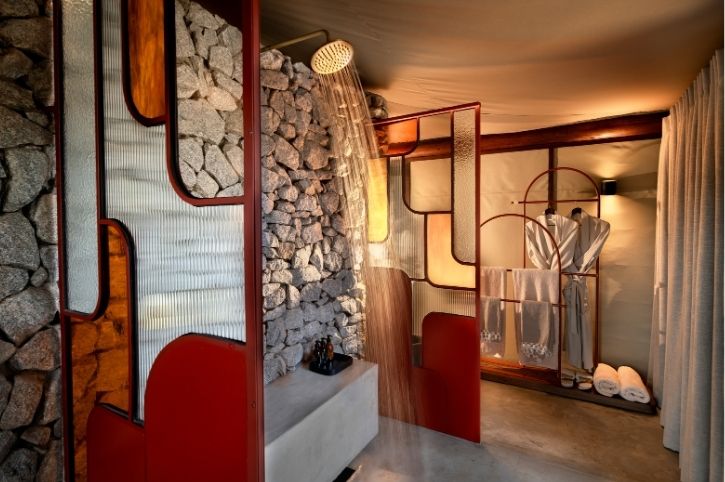 Bathroom, Ngala Tented Camp, Ngala Private Game Reserve, Timbavati, Greater Kruger, South Africa
