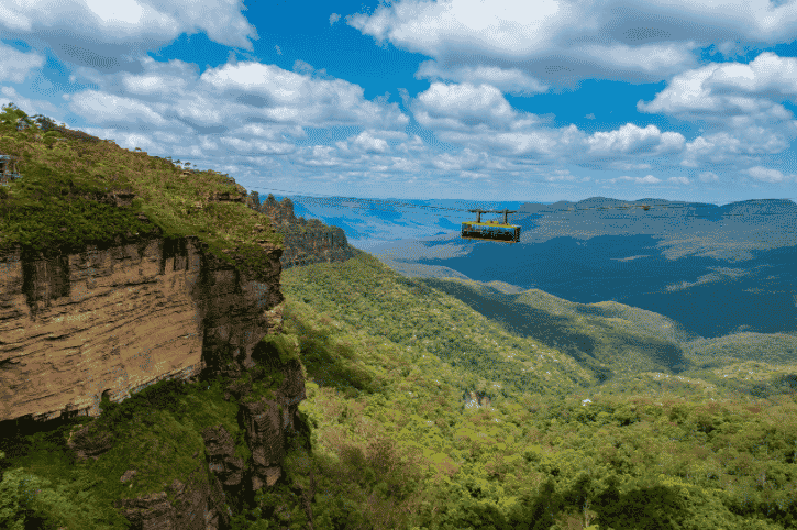 Blue Mountains, Skyway cable car, New South Wales