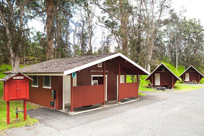 Cabin Exterior, Volcano House, Hawaii