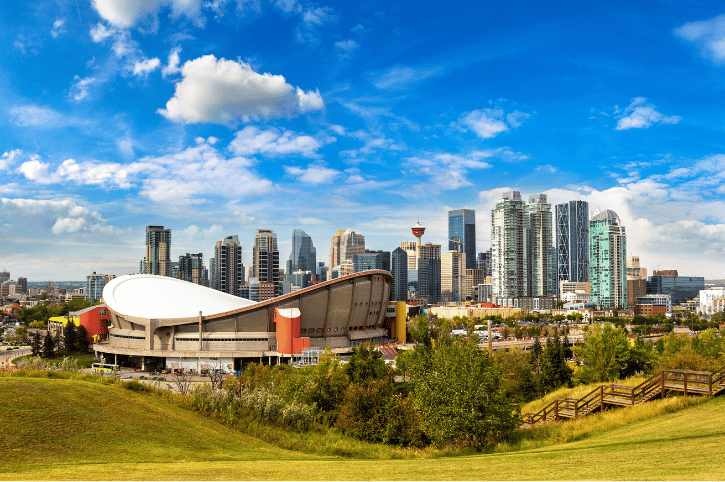 Calgary Skyline, Alberta, Canada