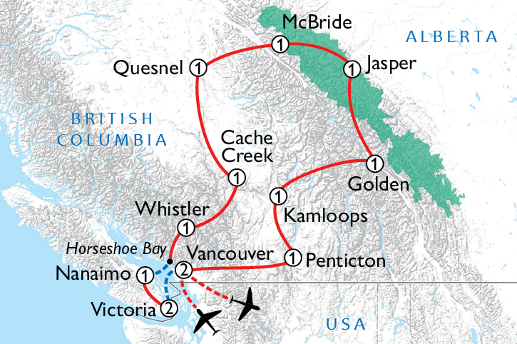 Canadian Rockies Motorcycle Tour