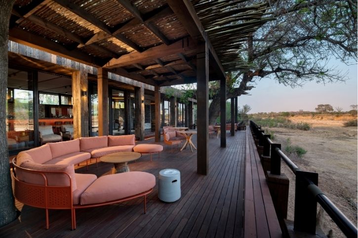 Deck, Ngala Tented Camp, Ngala Private Game Reserve, Timbavati, Greater Kruger, South Africa