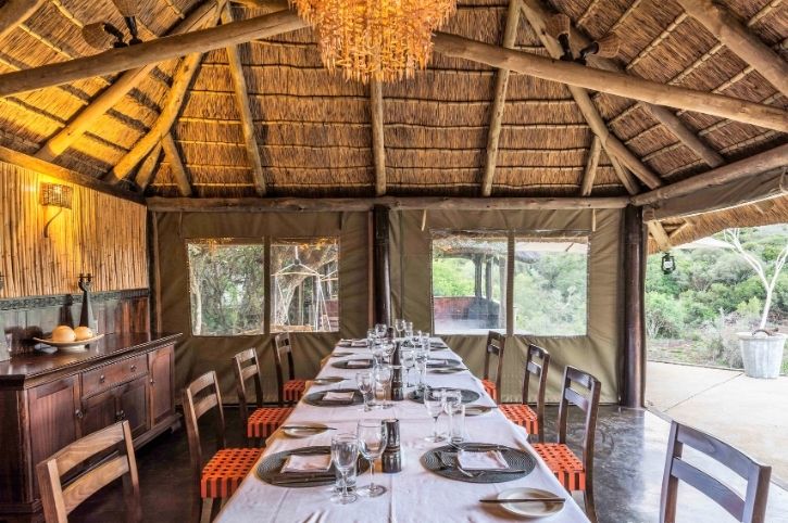 Dining Area, Amakhala Safari Lodge, Amakhala Game Reserve, Eastern Cape, South Africa