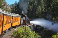 Steam Locomotive, Durango & Silverton Railway, Colorado