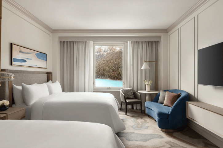 Fairmont Chateau Lake Louise, Guest room