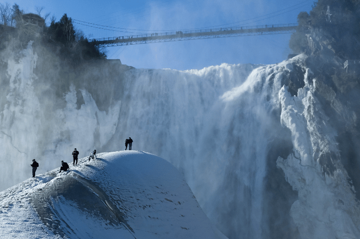 Fairmont Le Chateau Frontenac, quebec - montmorency falls
