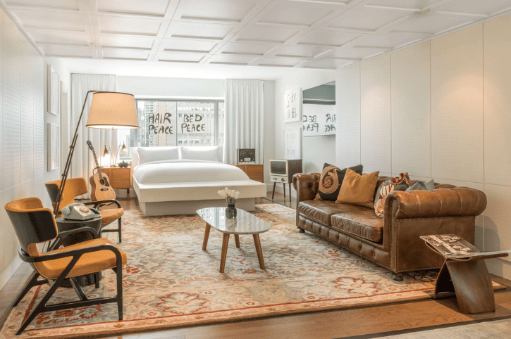 Fairmont The Queen Elizabeth - John Lennon Yoko Ono Suite