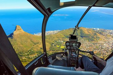Flying Over Cape Town, South Africa