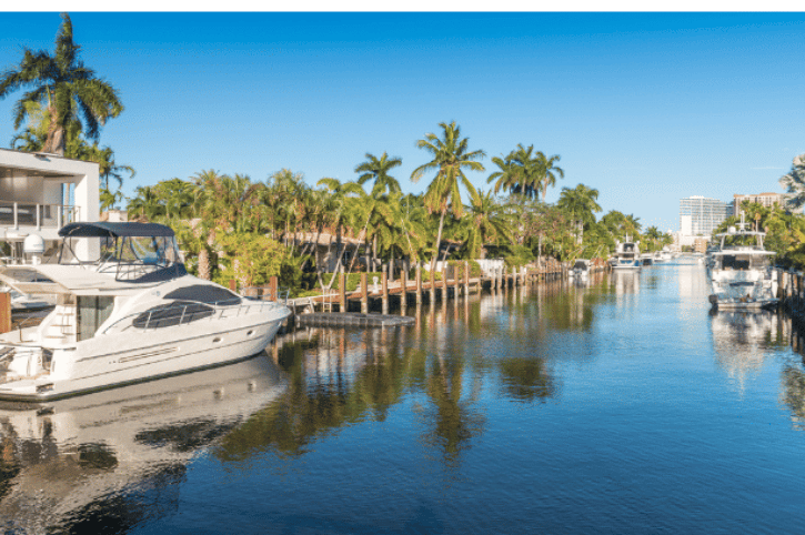 Canal, Fort Lauderdale, Florida