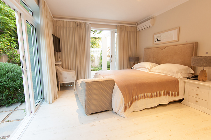 Sea Five Garden Suite, bedroom, Camps Bay, Cape Town, South Africa
