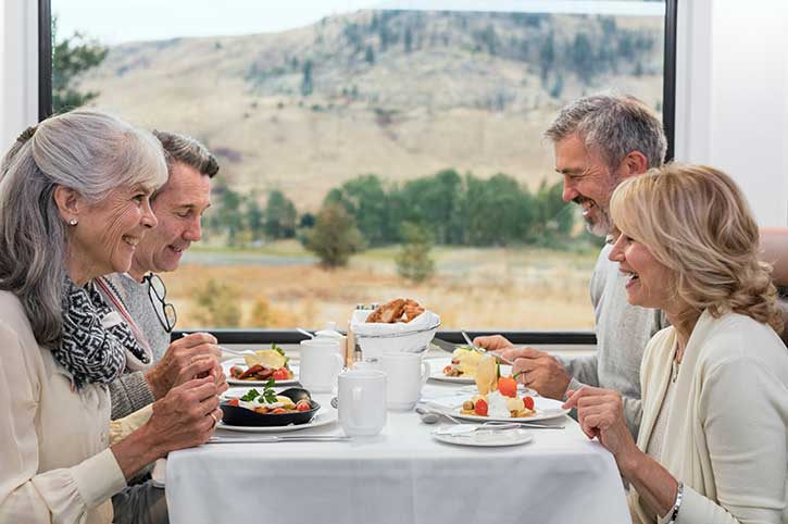 Gold Leaf Dining, Rocky Mountaineer