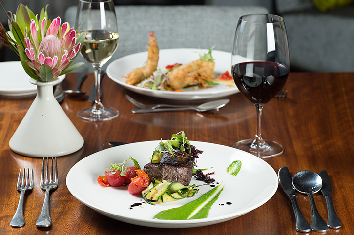 Dining at Grootbos Nature Reserve, Western Cape, South Africa