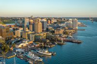 Aerial View, Halifax Harbour, Nova Scotia