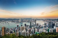 Hong Kong City Skyline