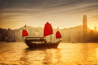 Hong Kong, Sunset Harbour Cruise