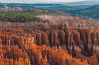 Hoodoos of Silent City From Inspiration Point, Bryce Canyon National Park