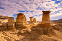 Hoodoos in the Badlands, Drumheller, Alberta