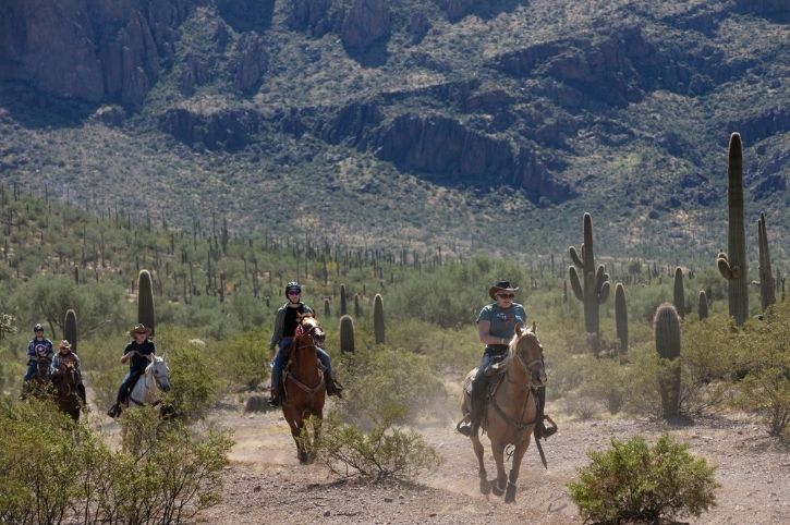 Horse Riding, White Stallion Ranch, Arizona, America