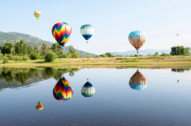 Hot Air Balloons in Steamboat Springs, Colorado