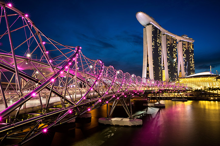 Helix Bridge, Singapore