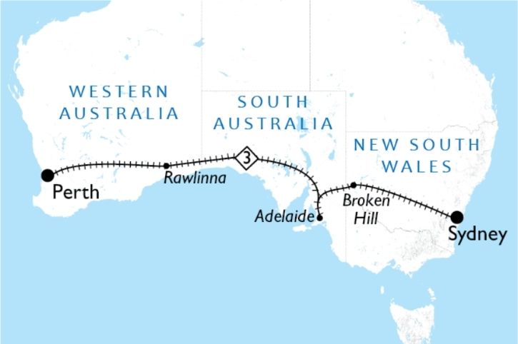 Indian Pacific • Sydney to Perth