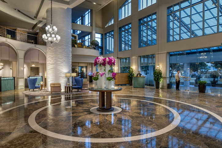 Lobby, Sofitel Saigon Plaza, Vietnam