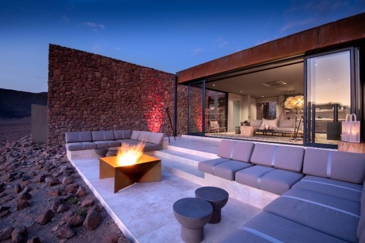 Lounge, Sossusvlei Desert Lodge, Namibia