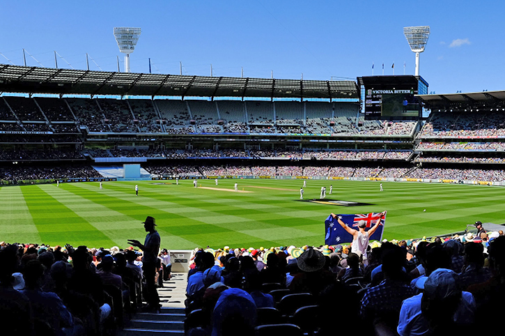 Ashes cricket at the MCG, Melbourne Cricket Ground, Australia