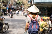 Lady in Hanoi, Vietnam