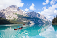 Maligne Lake in Jasper National Park, Alberta