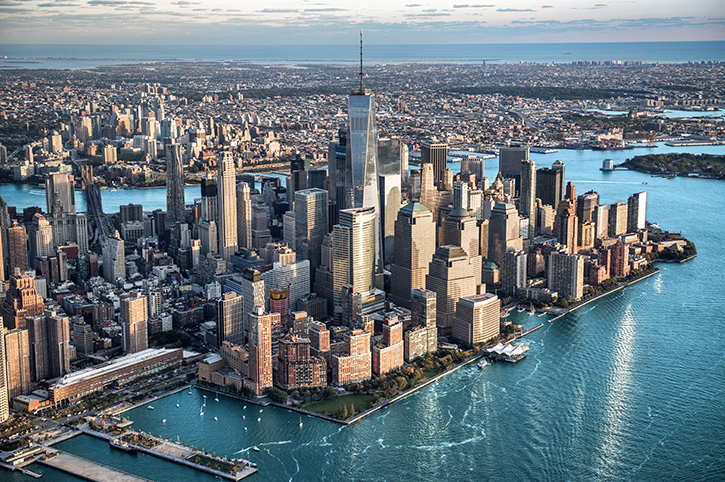 Manhattan Island, New York, USA