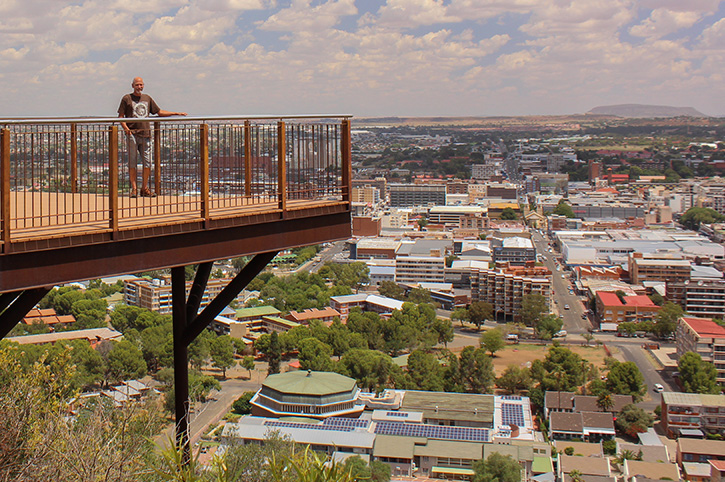 The views from Naval Hill, Bloemfontein, South Africa