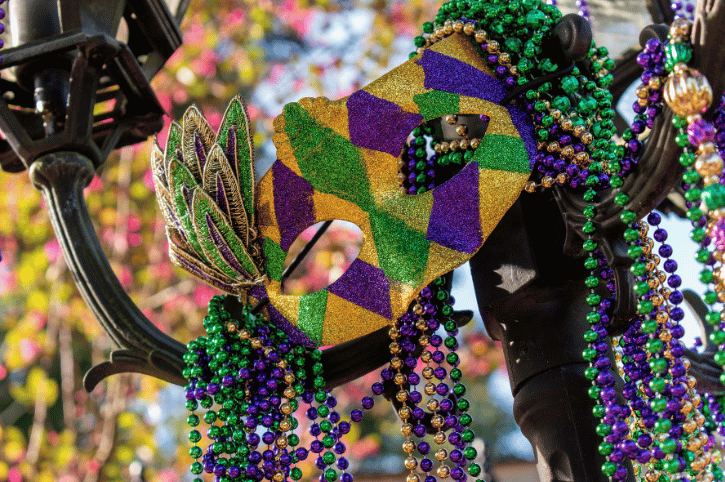 New Orleans, Mardi Gras, mask