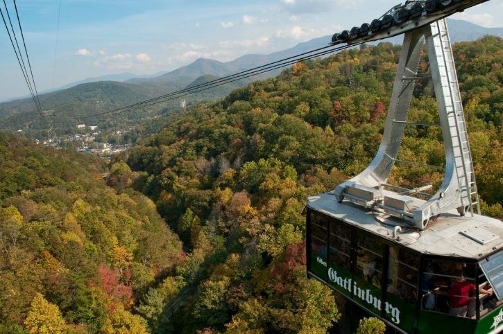 Ober Gatlinburg Tram, Great Smoky Mountains, Tennessee